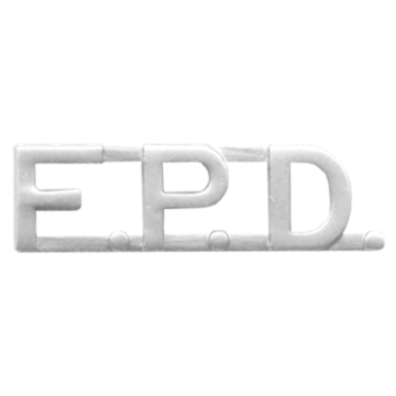 Blackinton A7354 - 5/16" Die Struck F.P.D. Letter Combination (Pair)