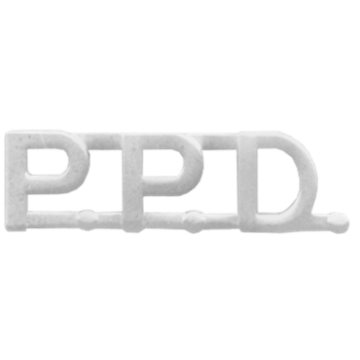 Blackinton A7358 - 5/16" Die Struck P.P.D. Letter Combination (Pair)