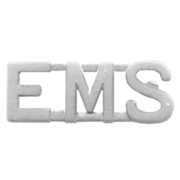 Blackinton A7372 - 5/16" Die Struck EMS Letter Combination (Pair)