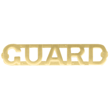 Blackinton A7380 - 1/4" Die Struck Guard Letter Combination (Pair)