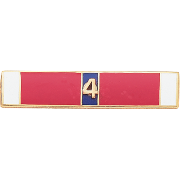 Blackinton A7426-A Five Section Commendation Bar w/ Applied Figure