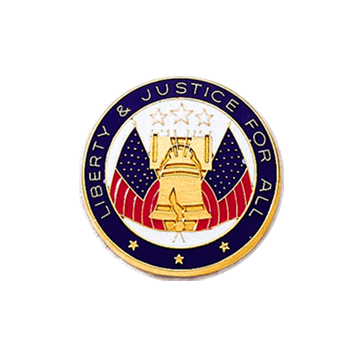 Blackinton A7647 Liberty & Justice For All Seal (13/16")