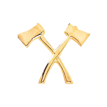 Blackinton A8096 Two Crossed Axes