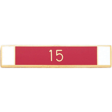 Blackinton A8639-C Three Section Recognition Bar with "15"