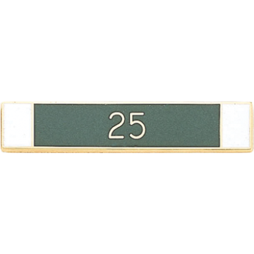 Blackinton A8639-E Three Section Recognition Bar with "25"