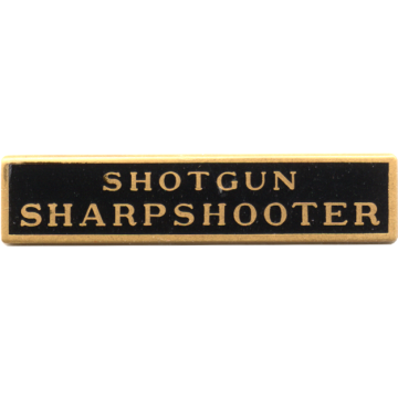 Blackinton A8811-A Shotgun Sharpshooter Marksmanship Bar (1-9/16" x 3/8")
