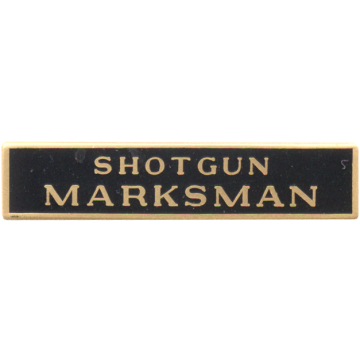 Blackinton A8811-C Shotgun Marksman Marksmanship Bar (1-9/16" x 3/8")