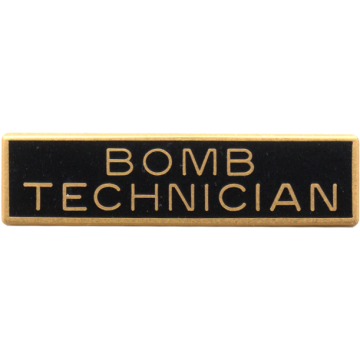 Blackinton A9187-G Bomb Technician Marksmanship Bar (1-1/2" x 3/8")