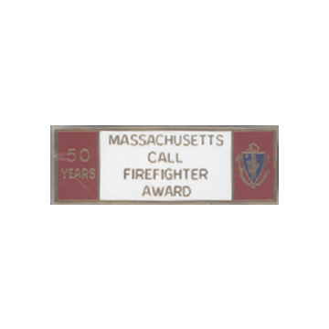 Blackinton A9846-F Massachusetts 50 Year Call Firefighter Award