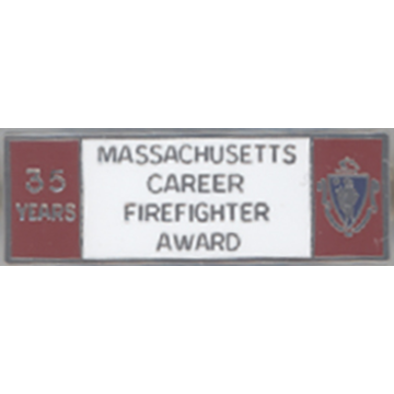 Blackinton Massachusetts 35 Year Career Firefighter Award A9847-C