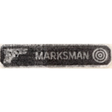Blackinton A9869 Marksman Bar with Pistol and Target