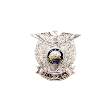 Blackinton B1042 Badge w/ Eagle & Wreath Sides (Small Badge)