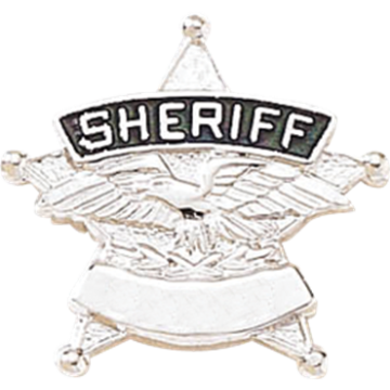 Blackinton B1070-CH - Sheriff Charm (3/4" x 13/16")