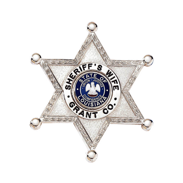 Blackinton B1463 6-Point Star Badge (Mid-Size Badge)