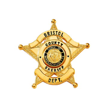 Blackinton B1477 5-Point Star Badge w/ Circular Panel (Small Badge)