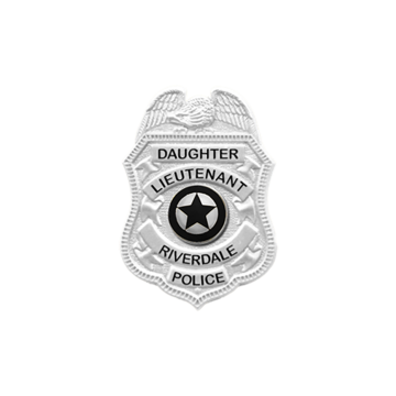Blackinton B1622 Miniature Shield Badge w/ Eagle (Small Badge)