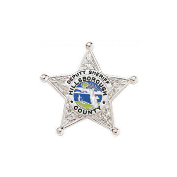 Blackinton B1752 Five Point Florida Star Badge (Small Badge)