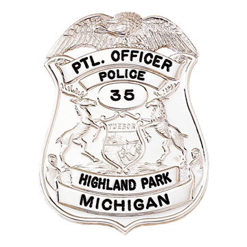 Blackinton B251 Michigan Tuebor Shield Badge
