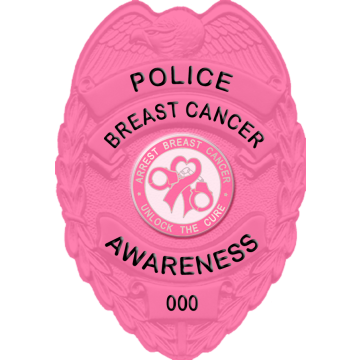Blackinton Model B296-PI Breast Cancer Awareness Badge