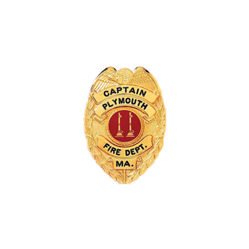 Blackinton B297 Shield with Eagle on Top (Small Badge)