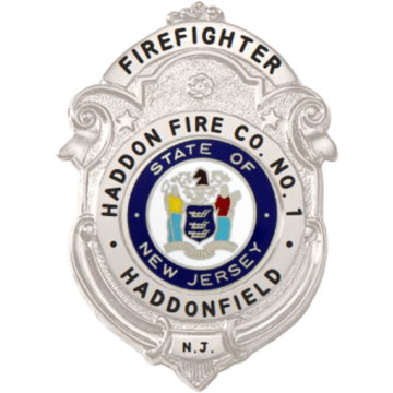 Blackinton B3454 Fire Badge with Circular Center Panel (3" x 2-3/16")