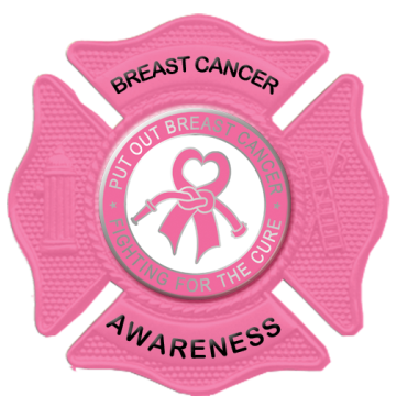 Blackinton Model B484-PI Breast Cancer Awareness Badge