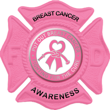 Blackinton Model B501-PI Breast Cancer Awareness Badge