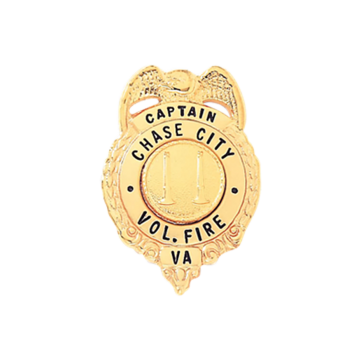 Blackinton B508 Badge with Eagle and Circular Panel (Small Badge)