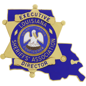 Blackinton BC2043 Louisiana LA Sheriffs' Association Badge (3" x 3-1/16")