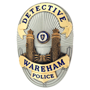 Blackinton BC3678 Wareham MA Custom Police Department Badge