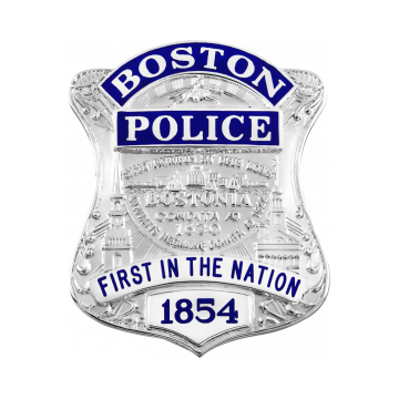 Smith & Warren Boston MA Police Badge (Full Size)