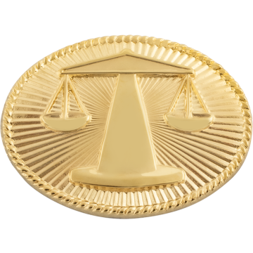 Smith & Warren C1013 Scales of Justice Hat Disc