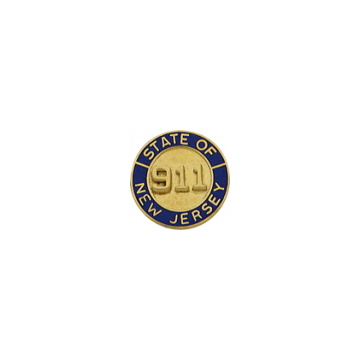 Smith & Warren C594BE New Jersey State Blue Rim 911 Seal (Individual)
