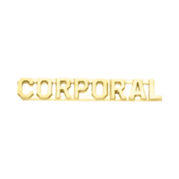 Smith & Warren C502_CORPORAL Corporal Lettered Collar Insignia