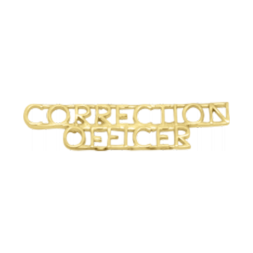 Smith & Warren C502_CORRECTION_OFFICER Correction Officer Lettered Collar Insignia