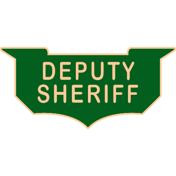 Smith & Warren C506E_DEPUTY_SHERIFF Enameled Deuty Sheriff Title Panel Pin