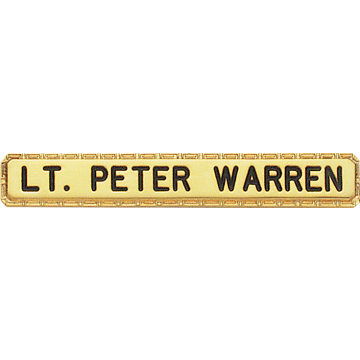 Smith & Warren C511 Nameplate (2.25" x 0.380")