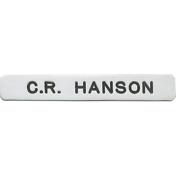 Smith & Warren C511A Nameplate (2.5" x 0.380")