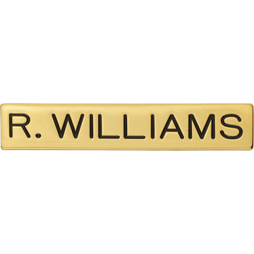 Smith & Warren C511B Nameplate (2" x 0.375")