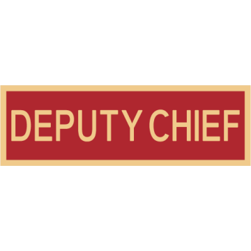 Smith & Warren C516E_DEPUTY_CHIEF Enameled Deputy Chief Title Panel