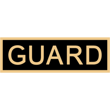 Smith & Warren C516E_GUARD Enameled Guard Title Panel