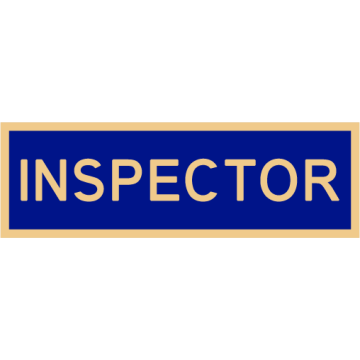 Smith & Warren C516E_INSPECTOR Enameled Inspector Title Panel