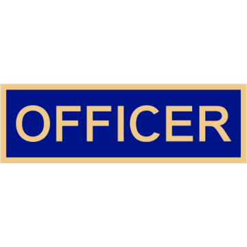 Smith & Warren C516E_OFFICER Enameled Officer Title Panel