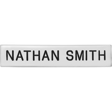 Smith & Warren C558A Nameplate (2.5" x 0.5")