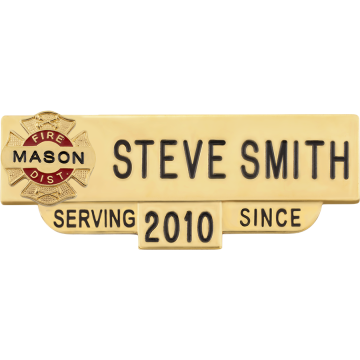 Smith & Warren C602L_M1913B Fire District Nameplate