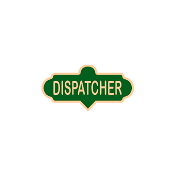 Smith & Warren C624M_DISPATCHER Small Dispatcher Enameled Panel Lapel Pin