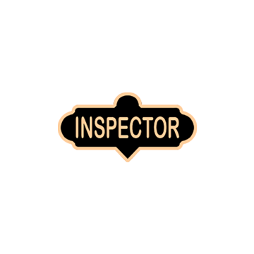 Smith & Warren C624M_INSPECTOR Small Inspector Enameled Lapel Pin