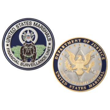 US Marshals Financial Surveillance Unit Collector's Coin