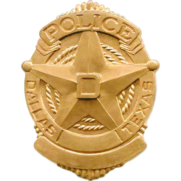 Smith & Warren Dallas Police Breast Badge 