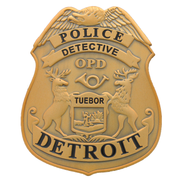 ROBO COP Police Detective Badge - Detroit Police EMB114